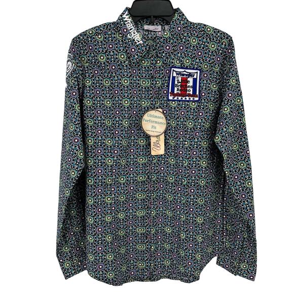 Wrangler Little Britches Rodeo Patch Floral Western Shirt Womens Size XXL Ram - Picture 1 of 8